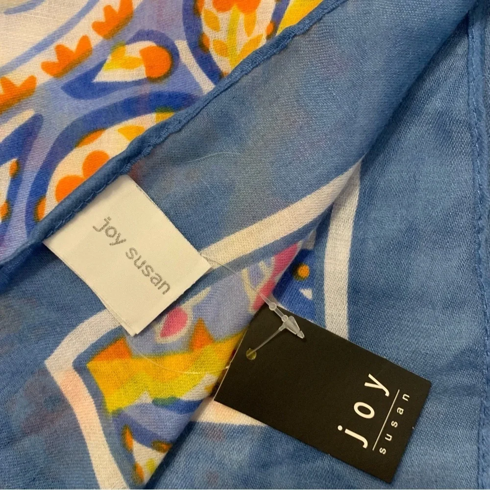 NWT JOY SUSAN Pasiley Floral Scarf, Multiple Colors